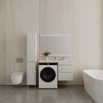 Мебель для ванной Style Line Даллас 110 Люкс Plus подвесная, белая, эмаль R