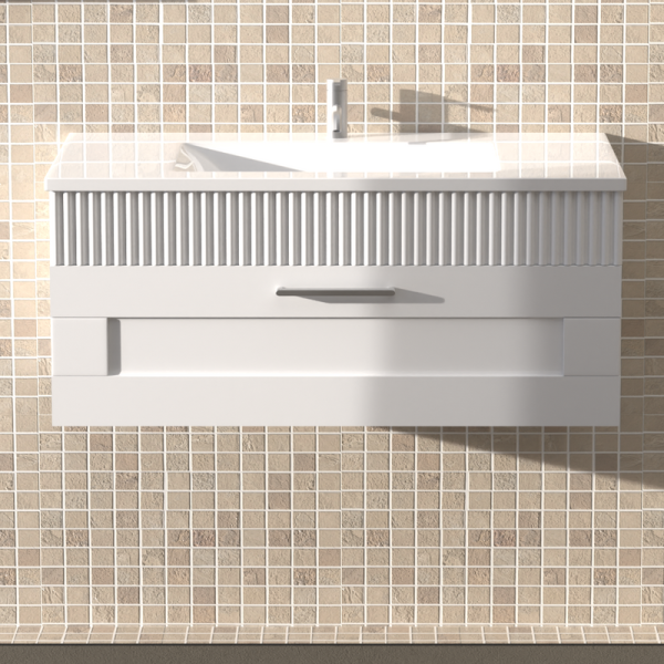 Тумба с раковиной Sanvit Турин 1 90, белая