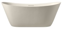 Ванна из искусственного камня AltroBagno Fiorina 090218 170x75 см, отдельностоящая, овальная, на ножках, с донным клапаном