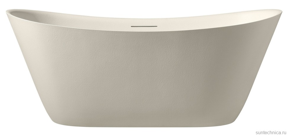 Ванна из искусственного камня AltroBagno Fiorina 090218 170x75 см, отдельностоящая, овальная, на ножках, с донным клапаном