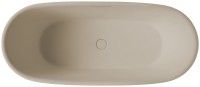 Ванна из искусственного камня AltroBagno Fiorina 090218 170x75 см, отдельностоящая, овальная, на ножках, с донным клапаном