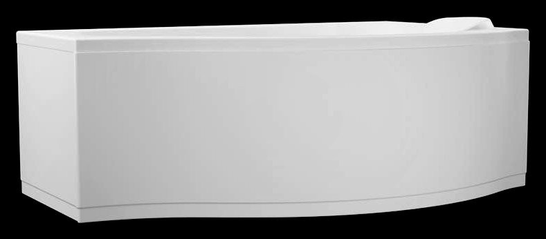 Акриловая ванна Aquanet Palma 00205537 R 170x100 см, угловая, правая, пристенная, белая, асимметричная, с каркасом, с сиденьем