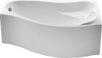 Акриловая ванна Aquanet Palma 00205537 R 170x100 см, угловая, правая, пристенная, белая, асимметричная, с каркасом, с сиденьем