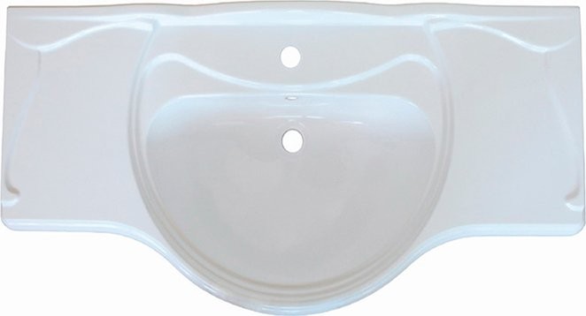 Тумба с раковиной Opadiris Тибет 85 с декоративной решеткой, белая матовая