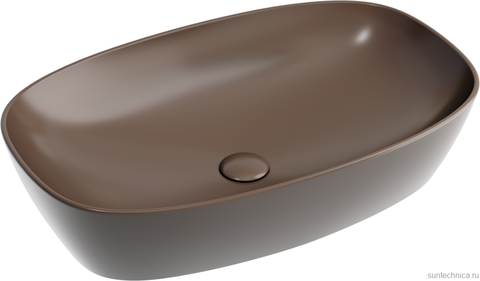 Накладная раковина Ceramicanova Element CN6049MDB темно-коричневая матовая