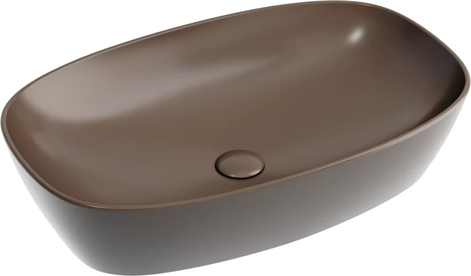 Накладная раковина Ceramicanova Element CN6049MDB темно-коричневая матовая