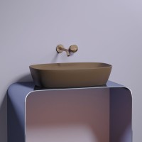 Накладная раковина Ceramicanova Element CN6049MDB темно-коричневая матовая
