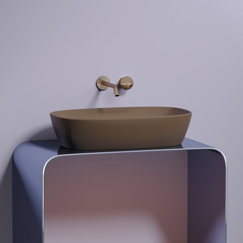 Накладная раковина Ceramicanova Element CN6049MDB темно-коричневая матовая