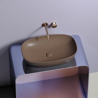 Накладная раковина Ceramicanova Element CN6049MDB темно-коричневая матовая