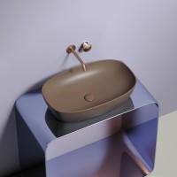 Накладная раковина Ceramicanova Element CN6049MDB темно-коричневая матовая