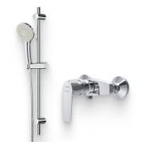 Душевой комплект Смеситель для душа AM.PM Gem F90A20000 + Гарнитур F0190000 хром