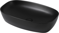 Накладная раковина Abber Rechteck AC2206MB матовая черная