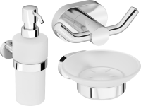 Набор Мыльница AM.PM Sense A7434200 + Дозатор A7436900 + Стакан A7434300 + Крючок A7435600