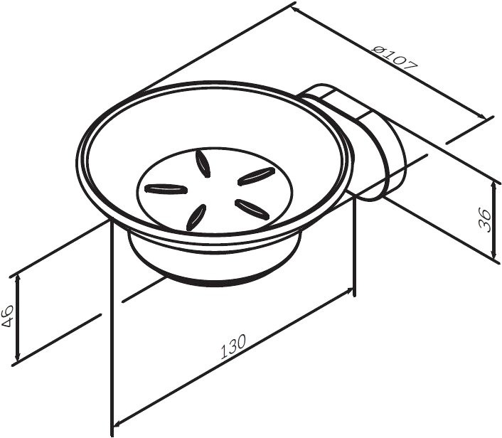 Набор Мыльница AM.PM Sense A7434200 + Дозатор A7436900 + Стакан A7434300 + Крючок A7435600