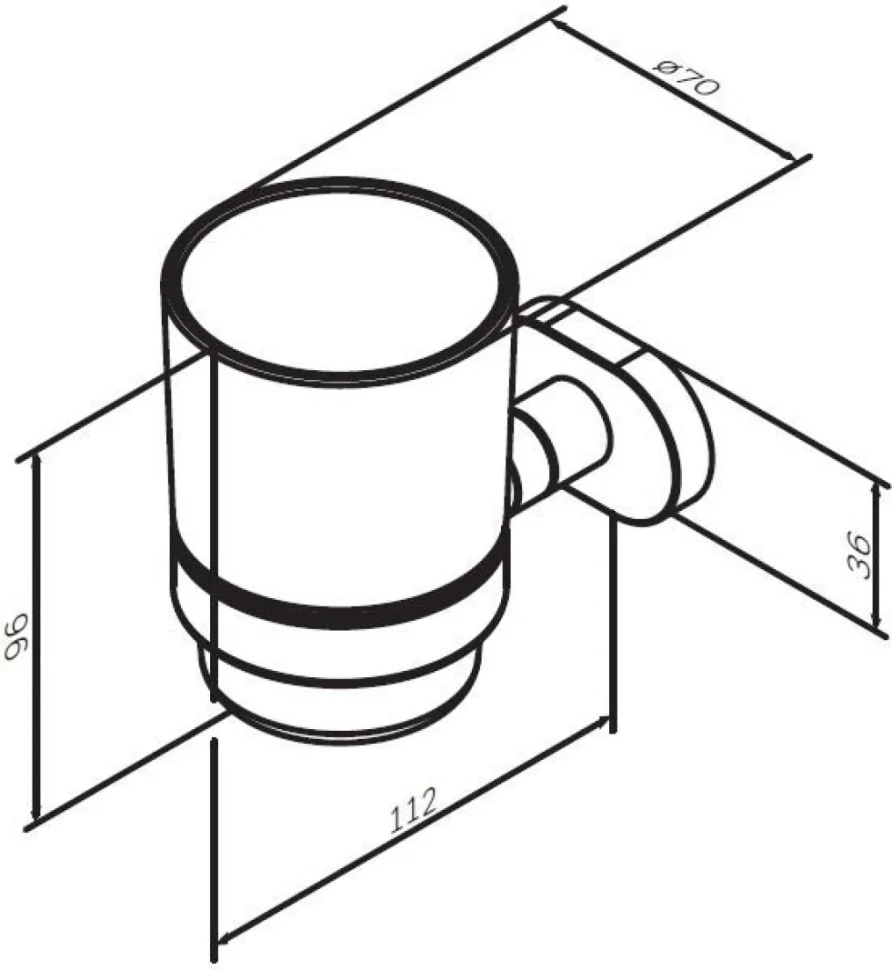 Набор Мыльница AM.PM Sense A7434200 + Дозатор A7436900 + Стакан A7434300 + Крючок A7435600