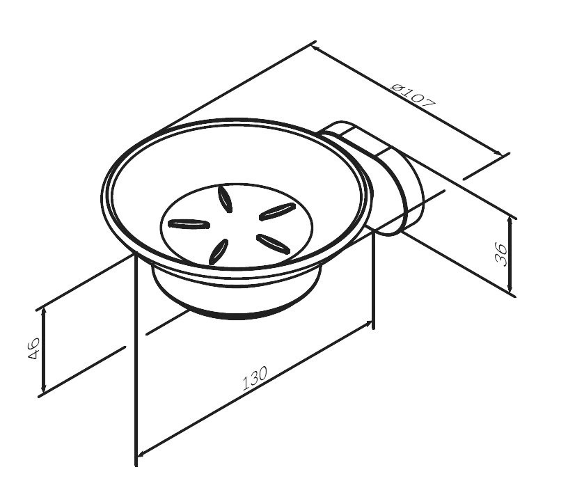 Набор Мыльница AM.PM Sense A7434200 + Дозатор A7436900 + Стакан A7434300 + Крючок A7435600