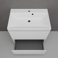 Тумба напольная "Манхэттен 70" ЭМАЛЬ, под раковину ASTI, 2 ящика, PLUS, белый Тумба напольная "Манхэттен 70" ЭМАЛЬ, под раковину ASTI, 2 ящика, PLUS, белый