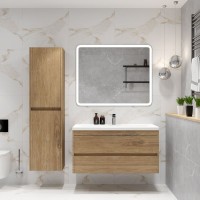 Мебель для ванной комнаты Art&Max Family-M 100 подвесная, harbor golden