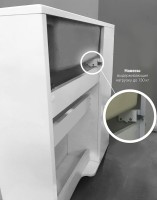 Мебель для ванной комнаты 1MarKa Mira 60H дуб сонома