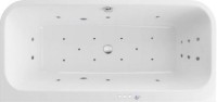 Акриловая ванна Excellent Arana WAEX.ARA18.ULTRA 180x85 см, пристенная, с гидромассажем, белая, с каркасом, со сливом-переливом