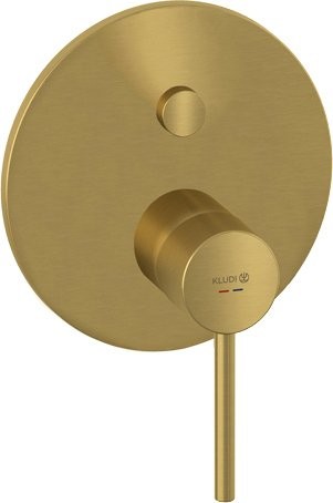 Душевой комплект Kludi Bozz 38658N076 С ВНУТРЕННЕЙ ЧАСТЬЮ, брашированное золото