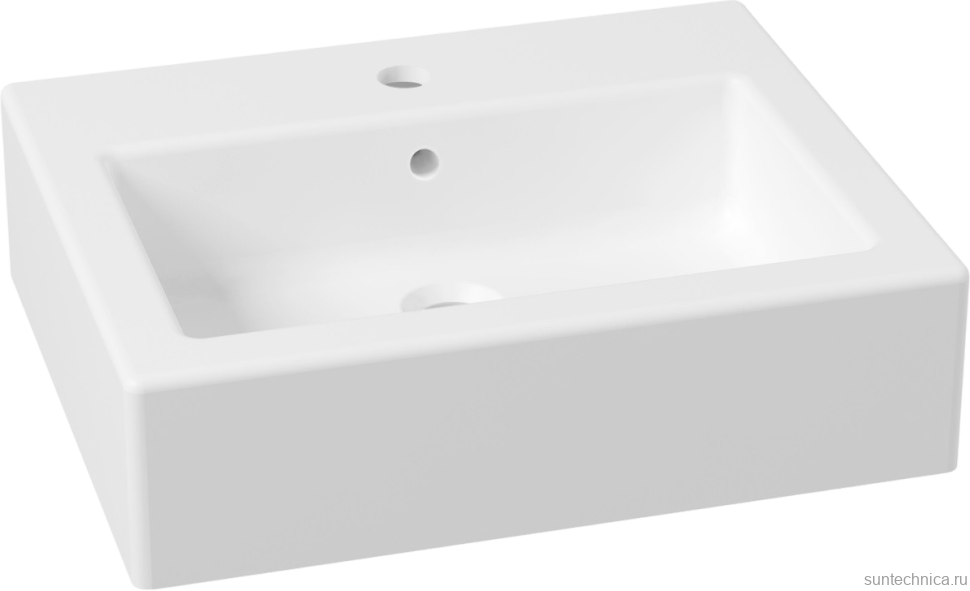 Комплект Накладная раковина Lavinia Boho Bathroom Sink 33311014 + Смеситель Wellsee ICON! for life 182305000 матовый белый