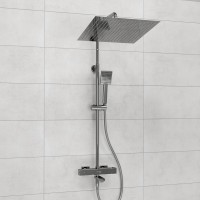 Душевая стойка Wasserkraft Aller A199.119.141.087.CH Thermo с термостатом, хром