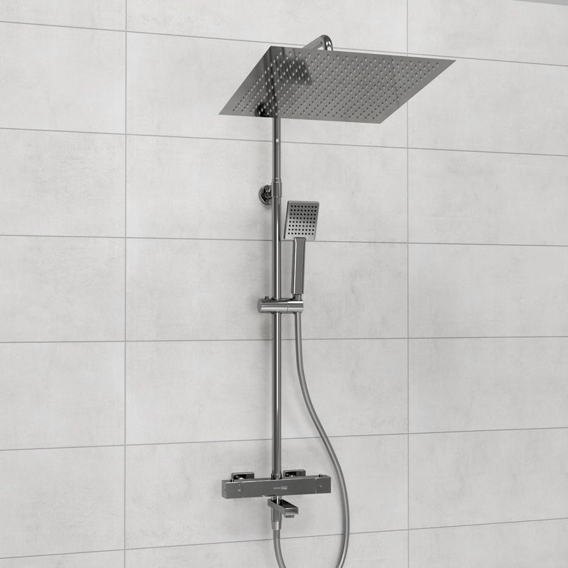 Душевая стойка Wasserkraft Aller A199.119.141.087.CH Thermo с термостатом, хром