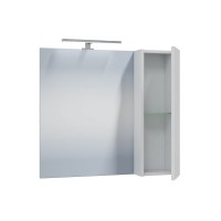 Мебель для ванной комнаты СаНта Антарес 70 подвесная, 2 ящика, белый глянец