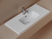 Раковина накладная Ceramicanova Compact 910x395x170, белый, CN7030