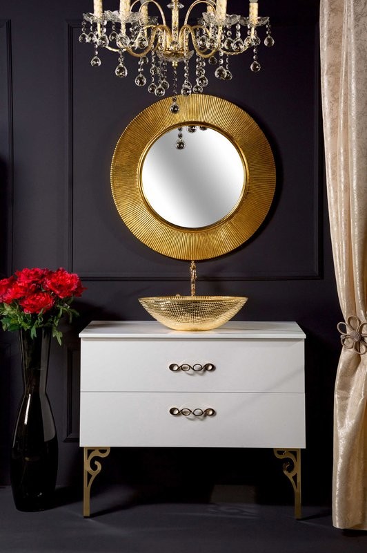 Накладная раковина Armadi Art NeoArt 814 51 золото, овальная