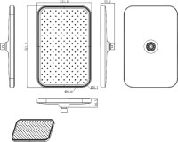 Верхний душ Raglo R451.51.06 черный