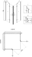 Душевой уголок Niagara Nova NG-6613-08 90x90, квадратный