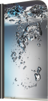 Шторка на ванну Maybahglass MGV-928-ФП010-6 60 см, профиль черный