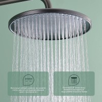 Душевая стойка Splenka S223 S223.26.09 с термостатом, графит