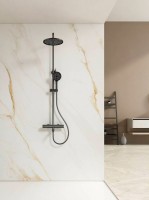 Душевая стойка Splenka S223 S223.26.09 с термостатом, графит