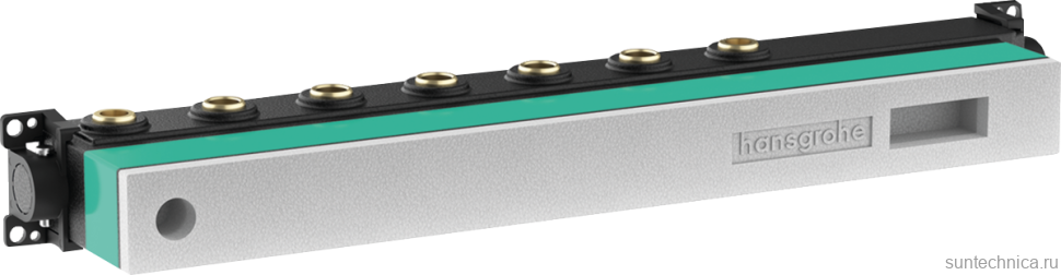 Термостатический смеситель встраиваемый Hansgrohe RainSelect 15384700 С ВНУТРЕННЕЙ ЧАСТЬЮ, матовый белый, хром