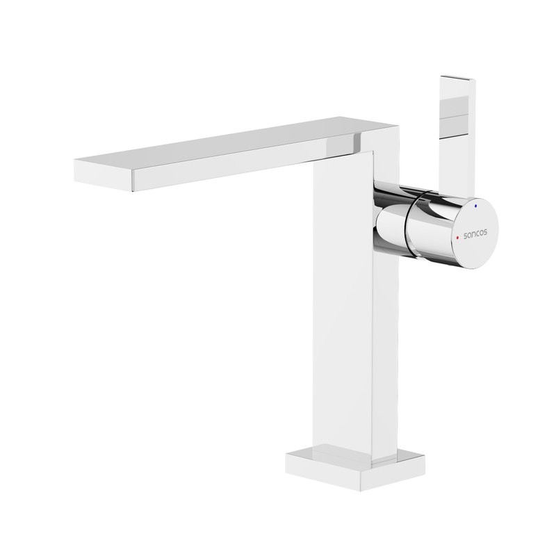 Смеситель для раковины Sancos Linn, хром, SC9019CH