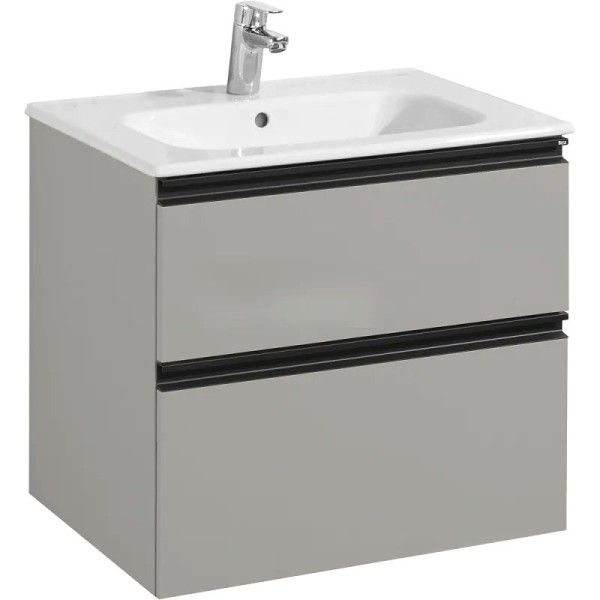 Тумба с раковиной Roca Domi 60 серый матовый