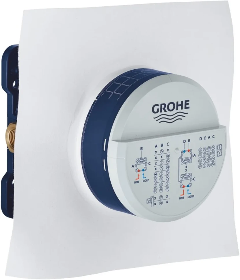 Встраиваемый смеситель для душа и ванны Grohe Eurosmart 24043003 С ВНУТРЕННЕЙ ЧАСТЬЮ, хром