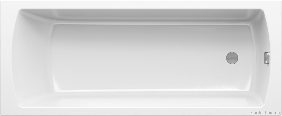 Акриловая ванна Ravak Classic II 170x70 см, пристенная, белая, на ножках