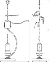 Стойка Migliore Edera 16931 хром Стойка Migliore Edera 16931 хром