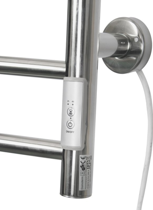 Полотенцесушитель электрический Domoterm Аврора DMT 109-8 70x50, R, хром