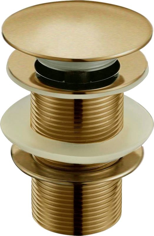 Донный клапан для раковины Boheme Medici 610 без перелива, бронза