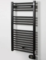 Полотенцесушитель электрический Zehnder Aura PBEBZ-090-050/MQ RAL 9005 matt 90x50 черный