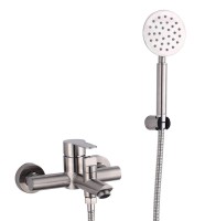 Смеситель для ванны с душем Fmark FS8204 сатин