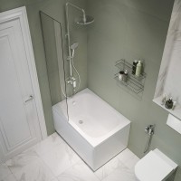 Акриловая ванна Aquanet Elba 00329639 100x70 см, пристенная, белая, с каркасом