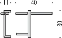 Стойка Colombo Design Units B9122.S.CR-VAN Стойка Colombo Design Units B9122.S.CR-VAN