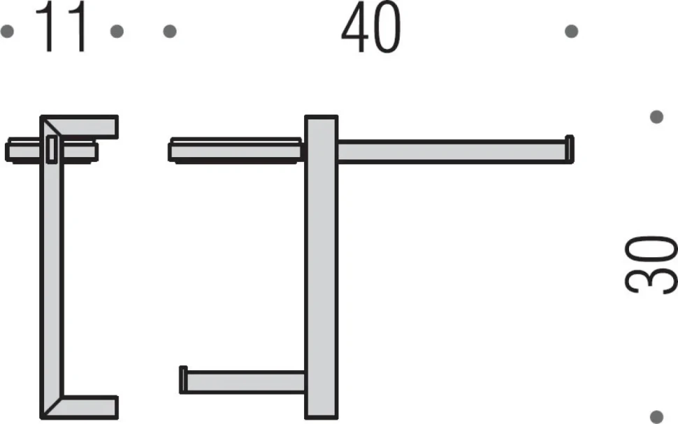 Стойка Colombo Design Units B9122.S.CR-VAN