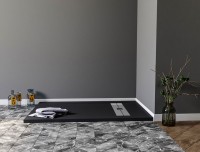 Поддон для душа Aquanet Delight NEW 010B 140x90 черный камень, с сифоном